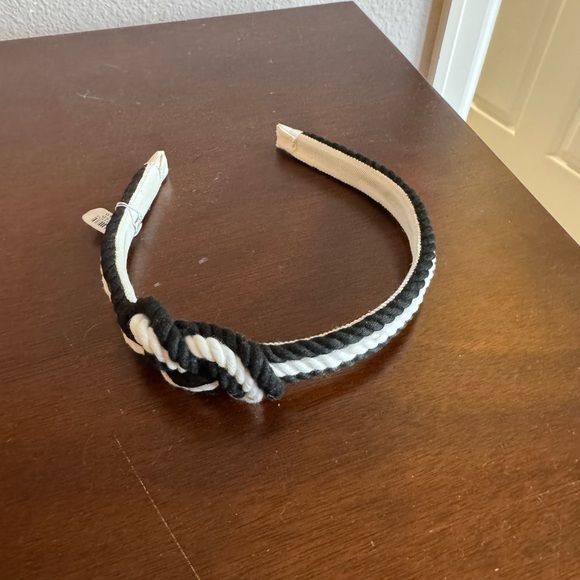Anthropologie Black and white knot headband brand new - Picture 2 of 8